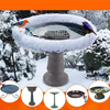 Bird Bath De-icer Heater Automatic Thermostatically Controlled Birdbath Deicer Water Heater for Garden Lawn Patio