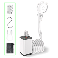 Portable Shower Pump Innovation USB Rechargeable Portable Outdoor Shower Emergency Shower for Camping Hiking Backpacking Trip