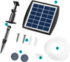 Solar Pond Aerator 2 Mode Silent Air Pump Bubble Control for Outdoor Fish Tanks Aquaponics