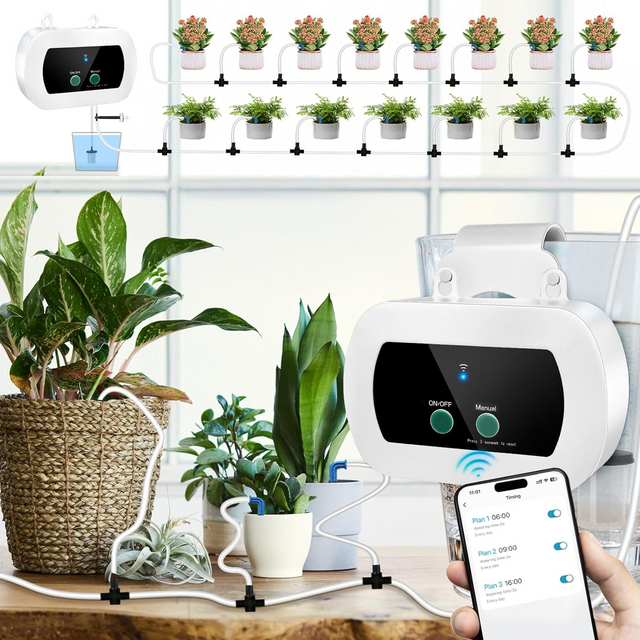 Smart WiFi Bluetooth Drip Irrigation System Programmable Timer