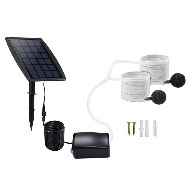 Small Electric Silent Solar Pump for Fish Faring Multi-Function Filter Oxygenator Water Pump for Fish Tank Pond Fishing