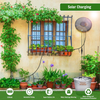 Solar Drip Irrigation System 2200mAh Battery Auto Watering 6 Modes for Potted Plants Kit