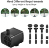 Dropshipping Solar Power Water Pump Garden Fountain Pool Watering Pond Pump Pool Aquarium Fish Tank with Separate Solar Panel