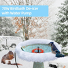 New Automatic Thermostatically Controlled Birdbath Deicer Water Heater for Garden Lawn Patio Outdoor Bird Bath De-icer Heater