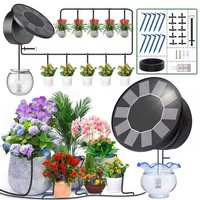  Latest DIY Solar Irrigation System Kit with Automatic Water Timer for ,Balcony,Greenhouse,Garden Drip Watering Irrigation