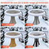 Outdoor Heated Bird Bath for Winter, Heated Bird Bath with Thermostat Control, Garden Bird Bath De-icer