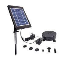 Battery Backup Solar Fountain Pump with LED Lighting for Pool Koi Pond Garden Bird Bath Submersible Solar Water Pump Kit