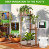 Auto Drip Irrigation Kit for Indoor Plants 15-Potted Self Watering Device LED Display Programmable Water Timer Watering