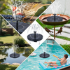 1.4W Outdoor Solar Fountain DIY 6 Styles Water Feature for Garden Pond Bird Bath