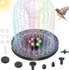 Garden Mini Solar Water Fountain Outdoor Decoration Portable Floating Wiggler Auto Working Water Pump Home Decoration