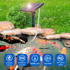 Solar Pond Aerator 2 Mode Silent Air Pump Bubble Control for Outdoor Fish Tanks Aquaponics