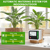 Auto Drip Irrigation Kit for Indoor Plants 15-Potted Self Watering Device LED Display Programmable Water Timer Watering