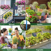 Solar Drip Irrigation System for Garden, 30 Timing Modes Automatic Drip Irrigation Kit Supports 10 Indoor and Outdoor Plants