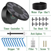  Latest DIY Solar Irrigation System Kit with Automatic Water Timer for ,Balcony,Greenhouse,Garden Drip Watering Irrigation