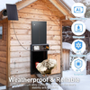 Solar Automatic Chicken Coop Door LCD Timer Light Sensor Remote Control Anti Pinch Al Alloy Poultry Farm Accessory