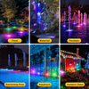 Colorful Underwater Swimming Pool Lamp, Outdoor Waterproof RGB Plug-in Swimming Pool Lamp, Swimming Pool Underwater Lamp