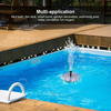 Solar Bird Bathroom Fountain Pump Free Standing Floating Solar Water Fountain Suitable for Nests Gardens Pond Outdoor Decoration