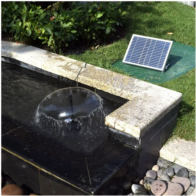 Automate Garden Tranquility: Solar-Powered Auto Fountain Systems