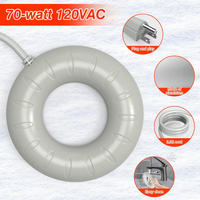 Automatic Thermostatically Controlled Birdbath Deicer Water Heater for Garden Lawn Patio Bird Bath De-icer Heater