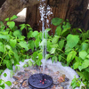 Battery Backup Solar Fountain Pump with LED Lighting for Pool Koi Pond Garden Bird Bath Submersible Solar Water Pump Kit