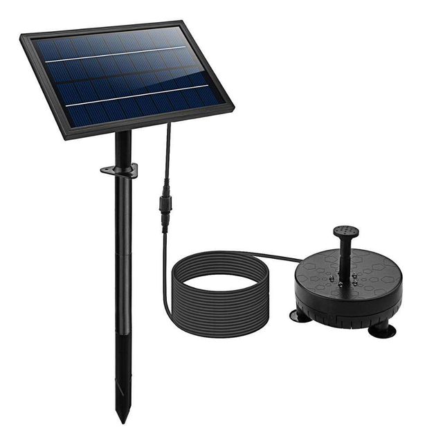 Drop Shipping NEW Hot Sale Water Pump Waterfall Landscape Fountain Solar Power DC Submerged for Garden Decoration Pool Pond