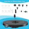 Garden Mini Solar Water Fountain Outdoor Decoration Portable Floating Wiggler Auto Working Water Pump Home Decoration