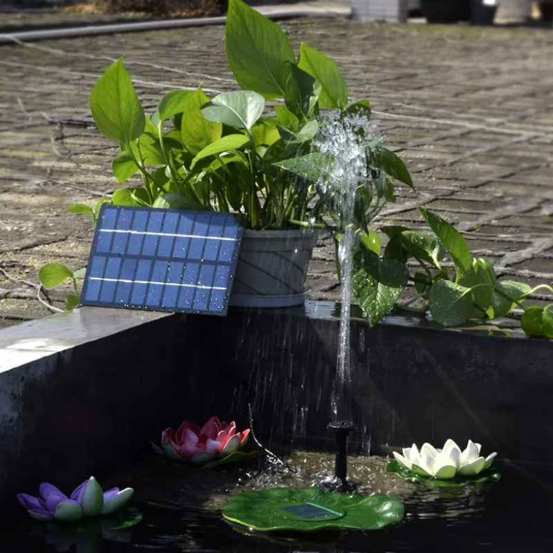 solar fountain
