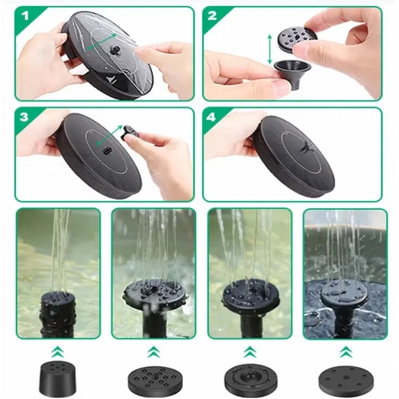solar fountain