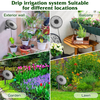 Automatic Home Garden Solar Smart Drip Irrigation System With Solar Automatic Water Irrigation Timer Controller Drop Irrigation