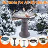 Use in Winter Constant Temperature Control with Shut-off Cable Pond De-icer for Outdoor for Patio Bird Bath Heaters