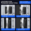 Smart Glass Door Lock With WiFi Remote Unlocking TY APP Control Fingerprint Password Security