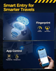 Advanced Remote Digital Lock System For Camper With Electronic Intelligence And Waterproof Design