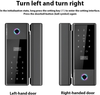 Double Door Lock Glass Door Smart Lock WiFi Remote Control Fingerprint Password IC Card Mechanical Key Aluminum Alloy Security