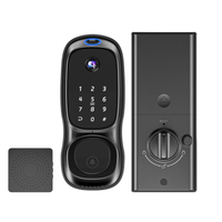 Smart Door Lock,Fingerprint Keyless Entry Door Lock with Camera&Doorbell,Built-in Wi-Fi Deadbolt Smart Lock for Front Door