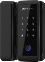 Smart Glass Door Lock With WiFi Remote Unlocking TY APP Control Fingerprint Password Security
