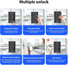Double Door Lock Glass Door Smart Lock WiFi Remote Control Fingerprint Password IC Card Mechanical Key Aluminum Alloy Security
