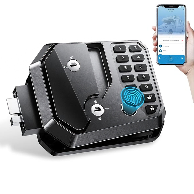 Advanced Remote Digital Lock System For Camper With Electronic Intelligence And Waterproof Design
